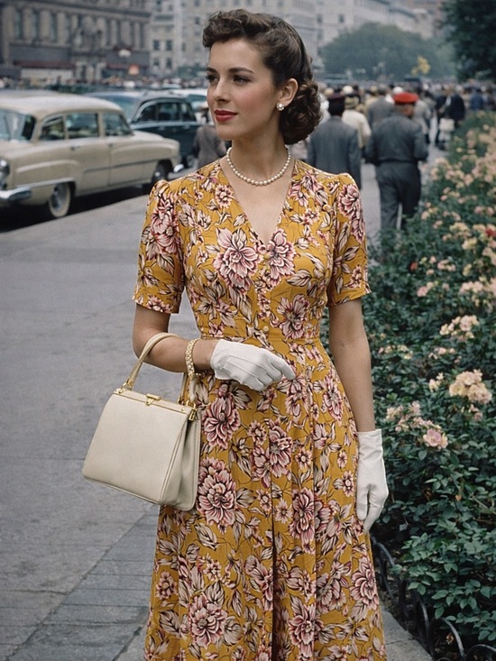 Anthropologie Dresses & Skirts - Kachel x Anthropologie Thea Midi Dress gold floral print V neck Button Details 8